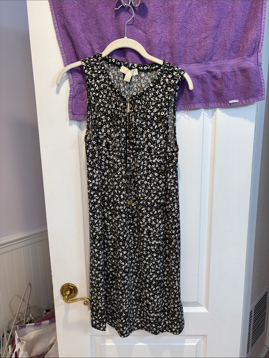 MICHAEL Michael Kors Dresses & Skirts - NWT MICHAEL Michael Kors Black Dress with White Floral Print